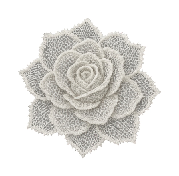 haftowana tkanina z delikatnym wzorem